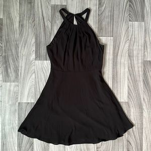 Express Black Flowy Dress